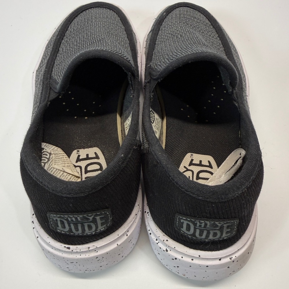 Hey Dude Sunapee W Sport Mesh Slip Pull On Shoe 40241-001 Black Women 7 - Picture 8 of 14